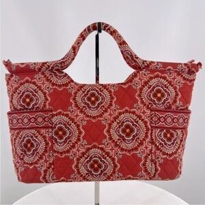 Vera Bradley Crimson Floral Tote